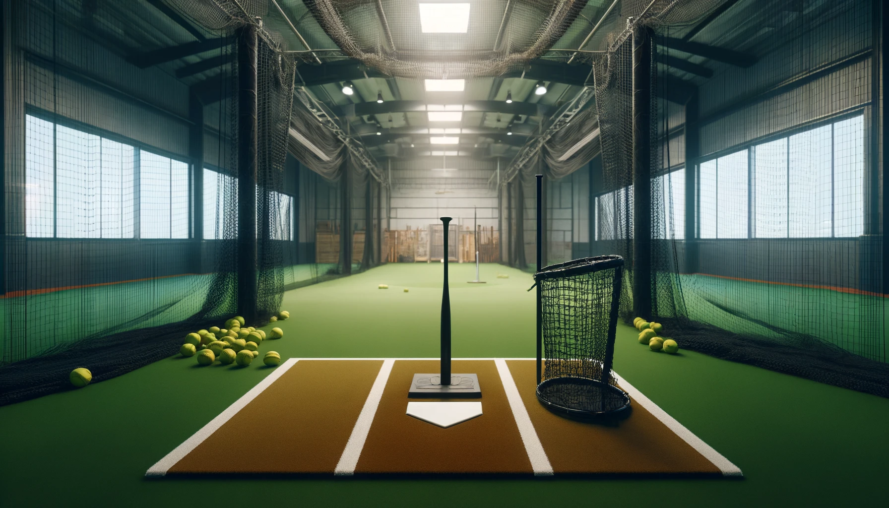 Indoor Softball Training